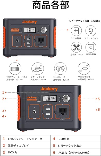 Jackery_ポータブル電源 400_商品説明画像_05